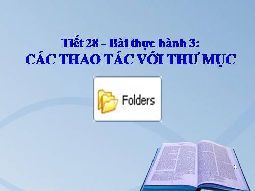 Các thao tác vói thư mục