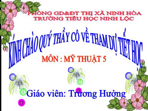 Bài 32. Vẽ tĩnh vật (vẽ màu)