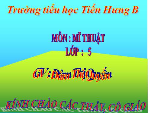 Bài 33. Trang trí cổng trại hoặc lều trại thiếu nhi