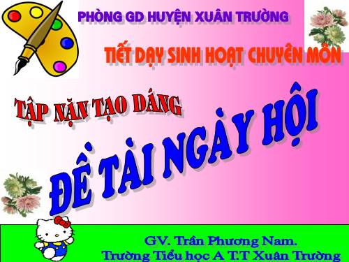 Bài 29. Đề tài Ngày hội