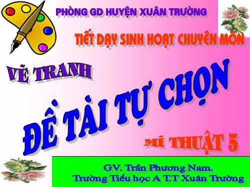 Bài 34. Đề tài tự chọn