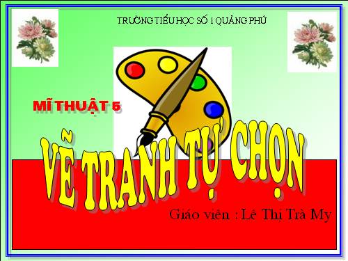 Bài 23. Đề tài tự chọn