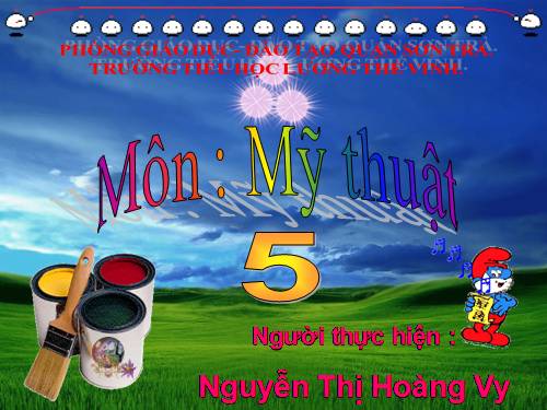 Bài 32. Vẽ tĩnh vật (vẽ màu)