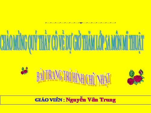 Bài 18. Trang trí hình chữ nhật