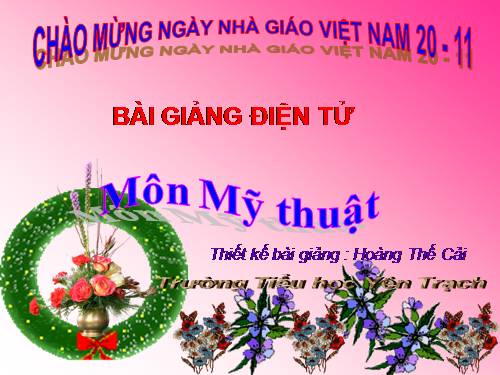 Bài 11. Đề tài Ngày Nhà giáo Việt Nam 20-11