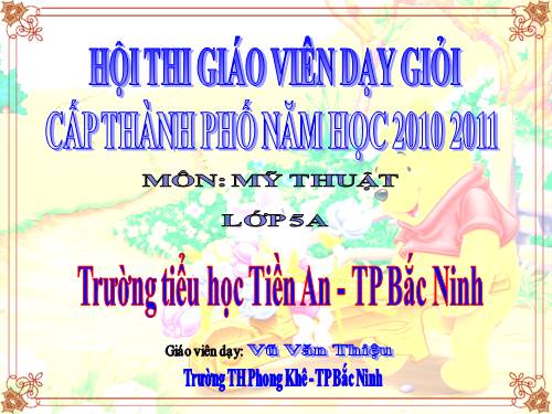 Bài 14. Trang trí đường diềm ở đồ vật