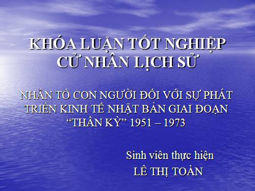 Khóa luận tốt nghiệp