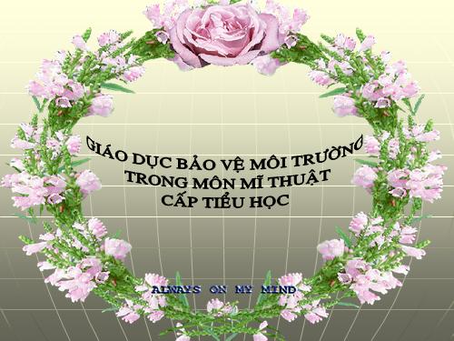 BG Báo cáo Môi trường môn MT