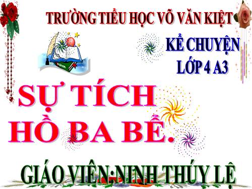 Tuần 1. Sự tích hồ Ba Bể