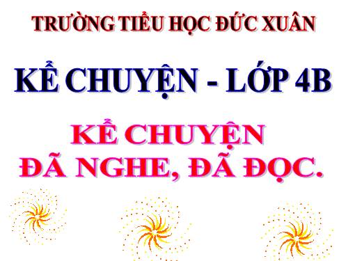 Tuần 3. Kể chuyện đã nghe, đã đọc (về lòng nhân hậu)