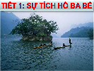 Tuần 1. Sự tích hồ Ba Bể