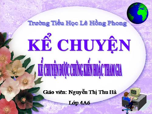 Kể chuyện đã chứng kiến hoặc tham gia