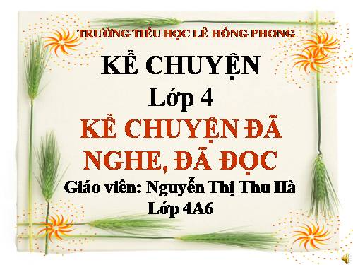 Kể chuyện về tính trung thực