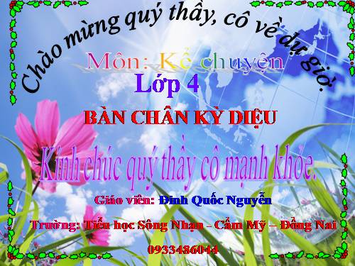 Tuần 11. Bàn chân kì diệu