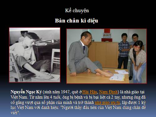 Tuần 11. Bàn chân kì diệu