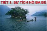 Tuần 1. Sự tích hồ Ba Bể