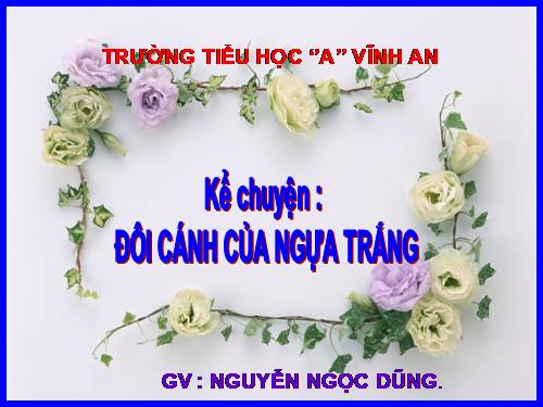 Tuần 29. Đôi cánh của Ngựa Trắng