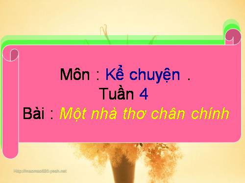 Tuần 4. Một nhà thơ chân chính