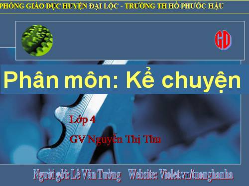 Tuần 24. Kể chuyện được chứng kiến hoặc tham gia (để giữ gìn xóm làng, đường phố, trường học xanh, sạch, đẹp)