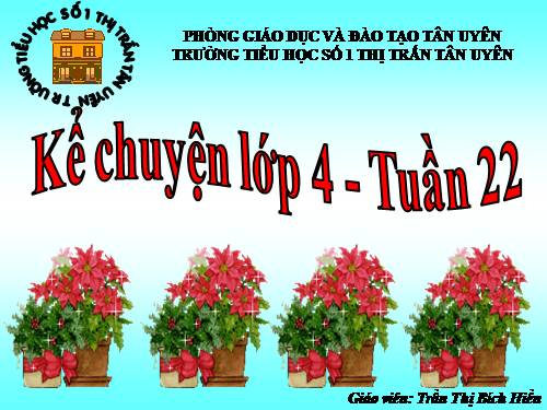 Tuần 22. Con vịt xấu xí