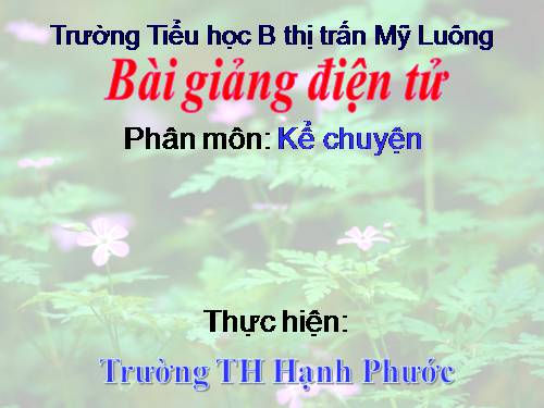 Tuần 11. Bàn chân kì diệu