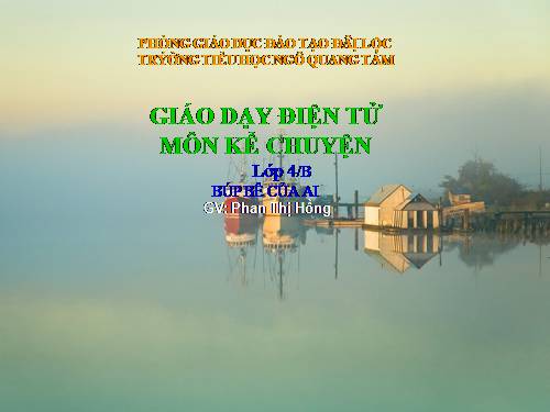 Tuần 14. Búp bê của ai?