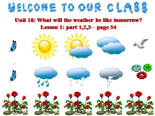 Unit 18. What will the weather be like tomorrow?