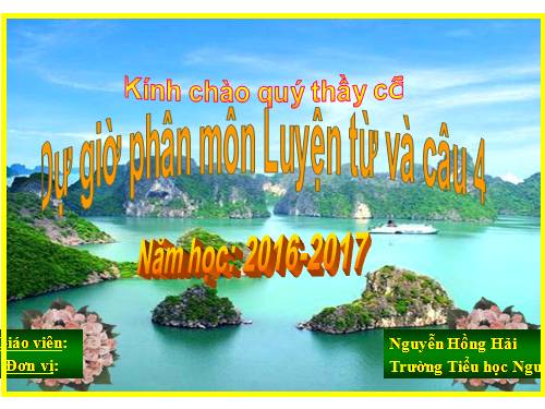 Tuần 5. MRVT: Trung thực - Tự trọng