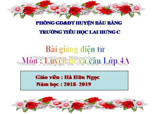 Tuần 1. Luyện tập về cấu tạo của tiếng