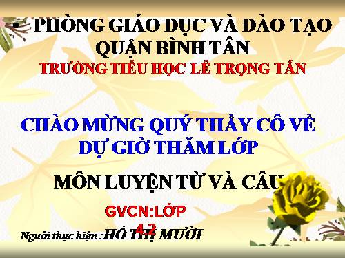 Tuần 14. Dùng câu hỏi vào mục đích khác