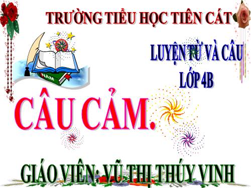 Tuần 30. Câu cảm