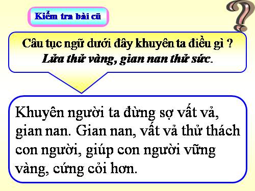 Tuần 12. MRVT: Ý chí - Nghị lực