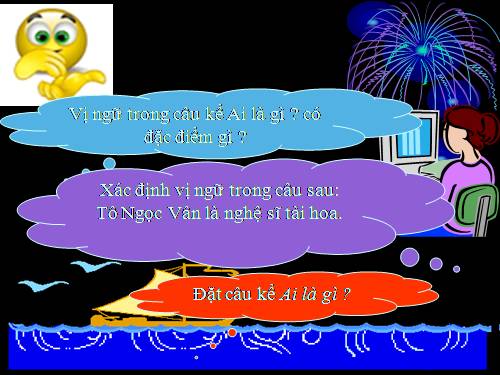Tuần 25. Chủ ngữ trong câu kể Ai là gì?