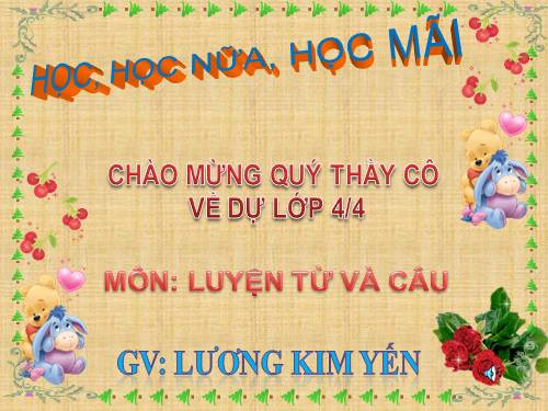 Tuần 13. Câu hỏi và dấu chấm hỏi