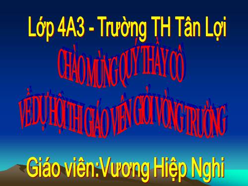 Tuần 11. Tính từ