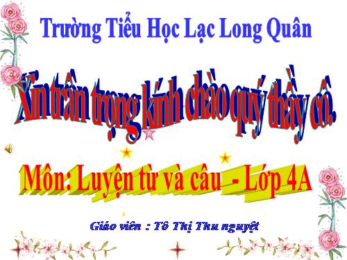 Tuần 11. Luyện tập về động từ