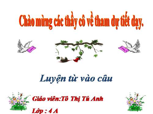 Tuần 20. Luyện tập về câu kể Ai làm gì?