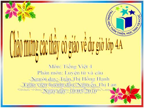 Tuần 24. Vị ngữ trong câu kể Ai là gì?