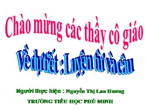 Tuần 27. Cách đặt câu khiến