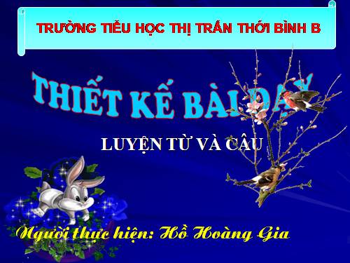 Tuần 27. Câu khiến