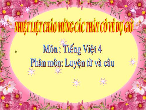 Tuần 24. Vị ngữ trong câu kể Ai là gì?