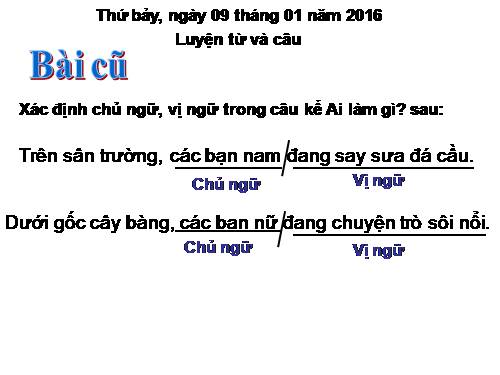 Tuần 21. Câu kể Ai thế nào?