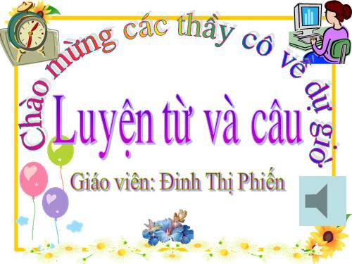 Tuần 1. Cấu tạo của tiếng