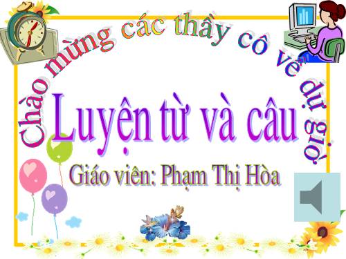 Tuần 1. Cấu tạo của tiếng