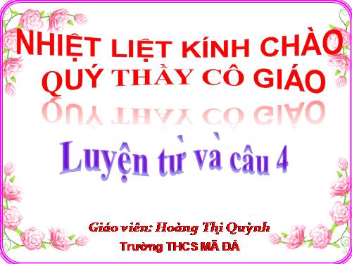 Tuần 9. Động từ