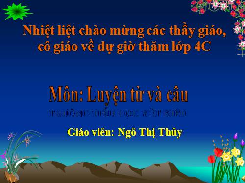 Tuần 1. Cấu tạo của tiếng