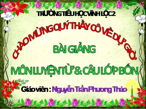 Tuần 31. Thêm trạng ngữ chỉ nơi chốn cho câu