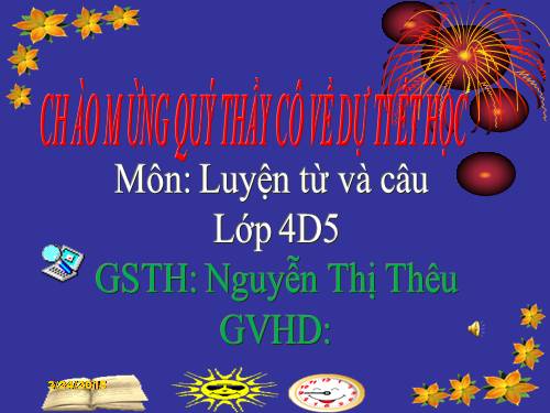 Tuần 27. Câu khiến