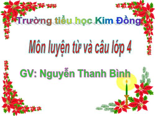 Tuần 11. Tính từ