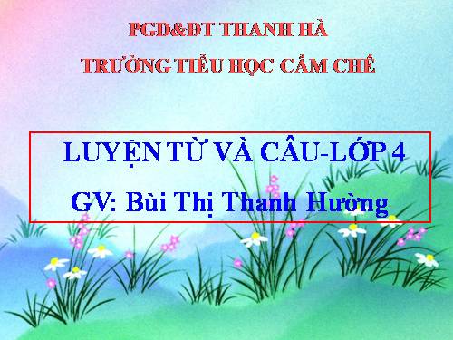 Tuần 22-23. MRVT: Cái đẹp